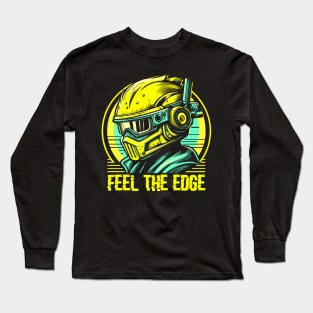 FEEL THE EDGE Long Sleeve T-Shirt